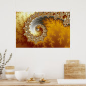 Escape – フラクタルポスター ポスター (キッチン)