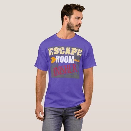 Escape Game Finisher Escape Room funny Tシャツ (正面フル)