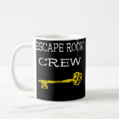 Escape Room Crew Exit Room Game Group Team Player コーヒーマグカップ (左)