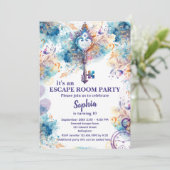 Escape Room Girl Purple and Blue 招待状 (スタンド正面)