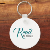 Escape to Read Keychain | Literary Gift キーホルダー (正面)