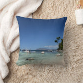 Escape to the white sands of Palawan クッション (ブランケット)