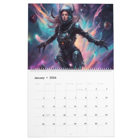 Escape Velocity カレンダー (1月 2026)