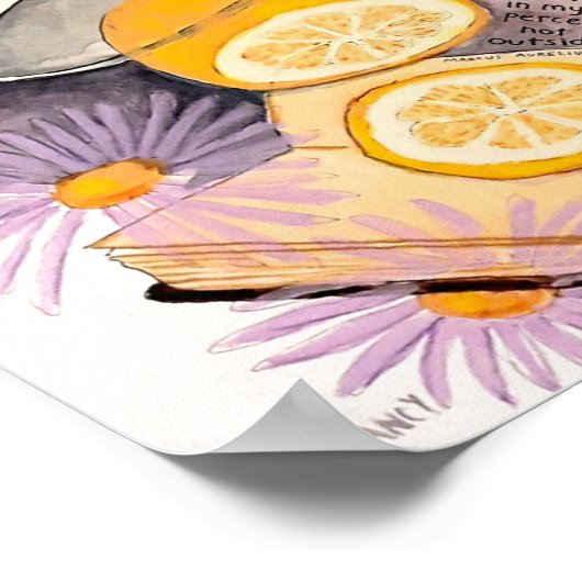 Escaped From Anxiety print ポスター (角)