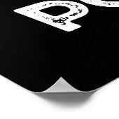 Escar-得The Power おもしろい Snail Pun Dark BG ポスター (角)