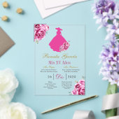 Escaramuza Quinceañera Acrylic Invitation アクリル招待状 (インサイチュ (ウェディング))