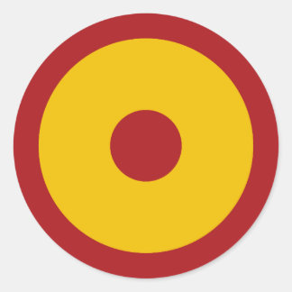 Escarapela española ラウンドシール