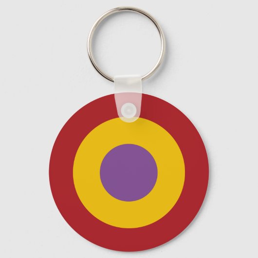 Escarapela guerra市民スペインの、内戦の総括 キーホルダー (正面)