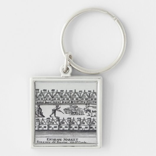 Escheapeの市場 キーホルダー (正面)