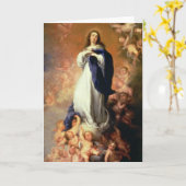 Escorialの処女懐胎、c.1678 カード (黄色い花)