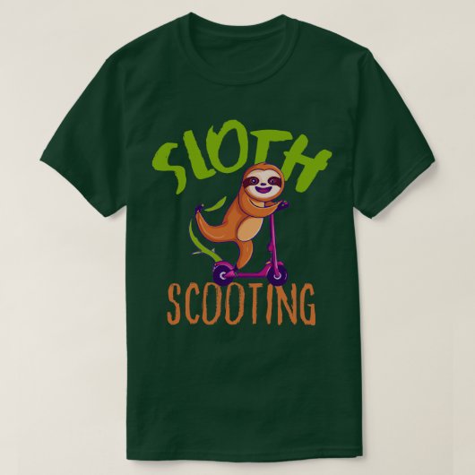 EScouterおもしろいかわいいかわいいスロッスドライビングスクーター1 Tシャツ (デザイン正面)