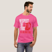 Escrima Arnis Martial Arts Respecthe Stick family Tシャツ (正面フル)