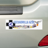 ESCUADRILLA AZUL バンパーステッカー (車上)