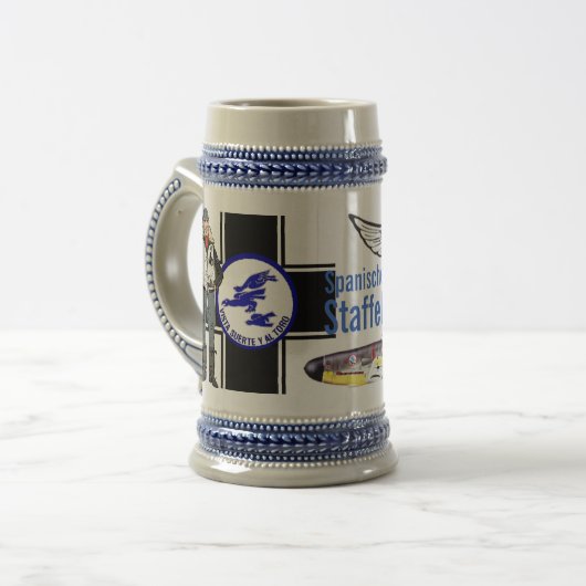 ESCUADRILLA AZUL ビールジョッキ (正面左)