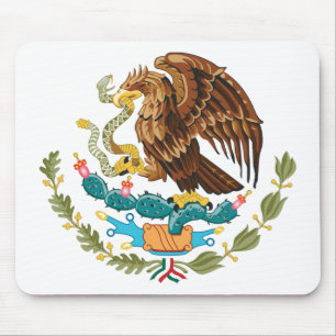 Escudo Nacional de Mexicoo -メキシコ紋章 マウスパッド