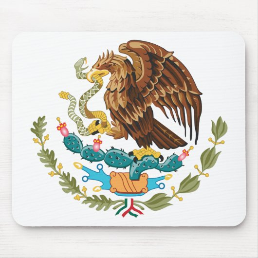 Escudo Nacional de Mexicoo -メキシコ紋章 マウスパッド (正面)