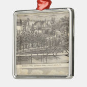 Esdenのサルビアの住宅 メタルオーナメント (左)