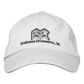 ESEI黒文字 刺繍入りキャップ (正面)