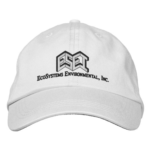 ESEI黒文字 刺繍入りキャップ (正面)