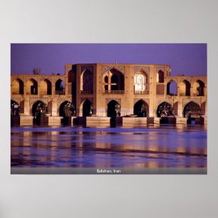 Esfahan、イラン ポスター
