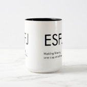 ESFJ 新しい友達 マグカップ ギフト (中央)