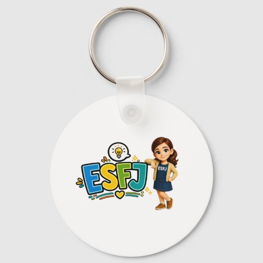 ESFJ — A Construtora de Conexões キーホルダー (正面)