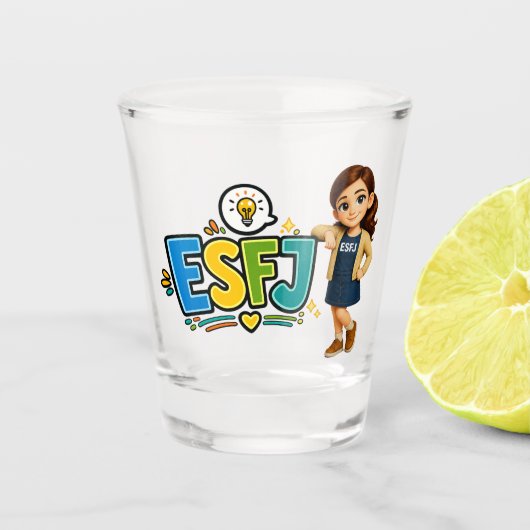 ESFJ — A Construtora de Conexões ショットグラス (正面)