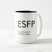 ESFP Bring the party Mug Gift ツートーンマグカップ (正面右)