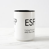 ESFP Bring the party Mug Gift ツートーンマグカップ (中央)