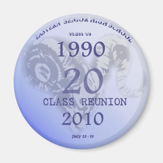 ESHSブルーマグネット マグネット (正面)