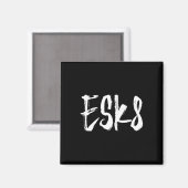Esk8 - 電動スケートボード マグネット (正面/裏面)