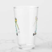 Esk8 Stickman タンブラーグラス (右)