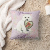 Eskieのハートのお母さん クッション (ブランケット)