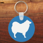 Eskieキーチェーンブルー キーホルダー (正面)