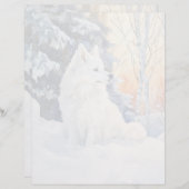 Eskie 1 - 8.5インチx 11インチひな形シート (正面/裏面)