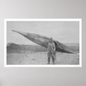Eskimo Carrying Kayak 1909 ポスター (正面)