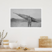 Eskimo Carrying Kayak 1909 ポスター (キッチン)