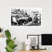 Eskimo Ceremonial Dance in Nome, Alaska 1914 ポスター (ホームオフィス)