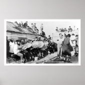 Eskimo Ceremonial Dance in Nome, Alaska 1914 ポスター (正面)