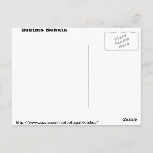 Eskimo Nebulae ポストカード (裏面)