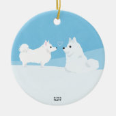 EskiSnow セラミックオーナメント (正面)