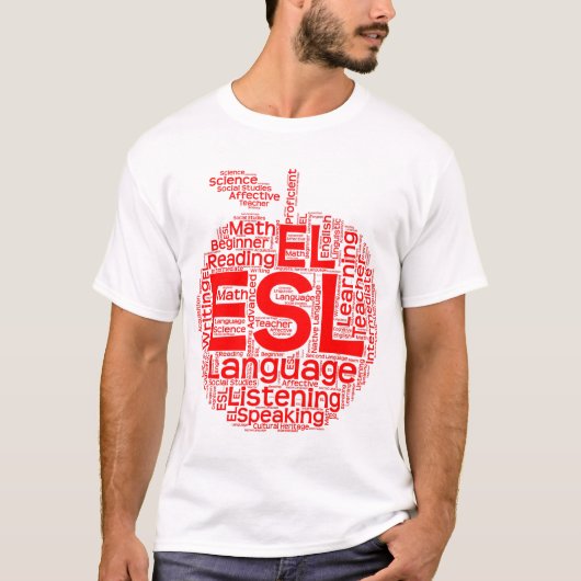 ESLの人の基本的なTシャツ Tシャツ (正面)
