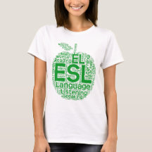 ESLの女性の基本的なTシャツ
