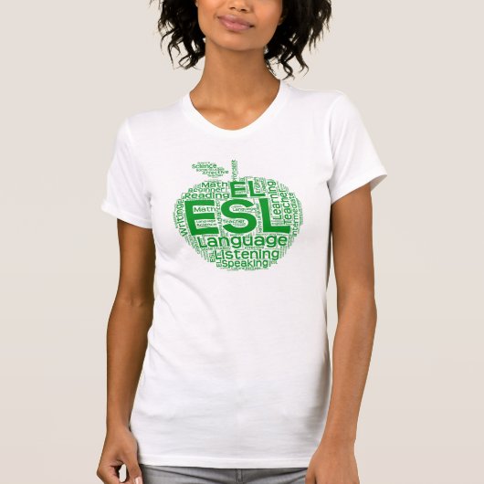ESLウィメンズベラキャンバスジャージ素晴らしTシャツ Tシャツ (正面)