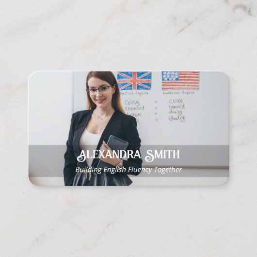 Esl先生カスタム写真 名刺 (正面)