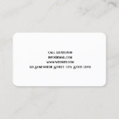 Esl先生カスタム写真 名刺 (裏面)