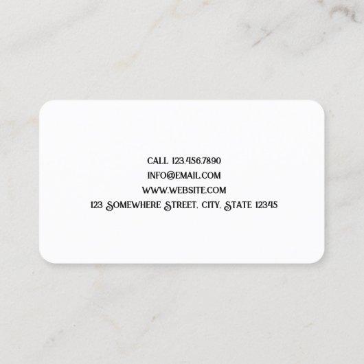 Esl先生カスタム写真 名刺 (裏面)