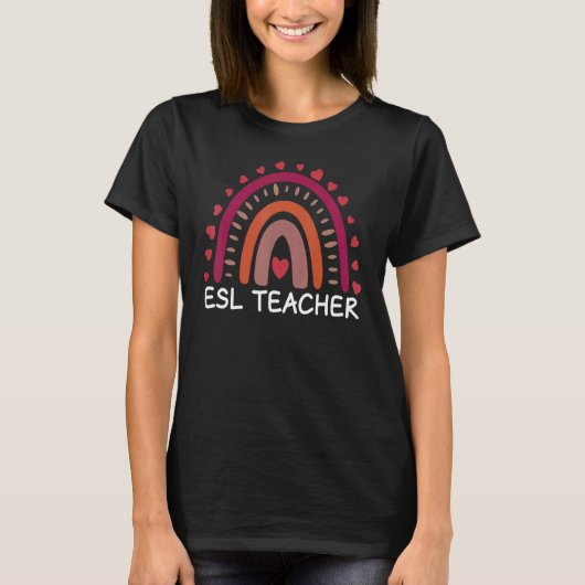 ESL先生ボホレインボー新学期アグアティ Tシャツ (正面)
