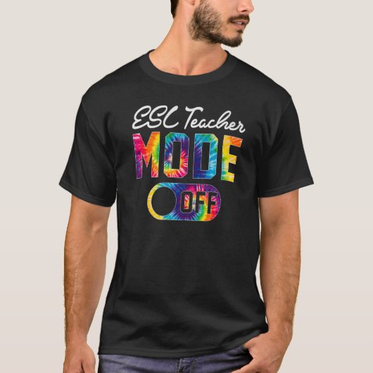 Esl先生モードオフ幸せな最後の日学校のネクタイ Tシャツ (正面)
