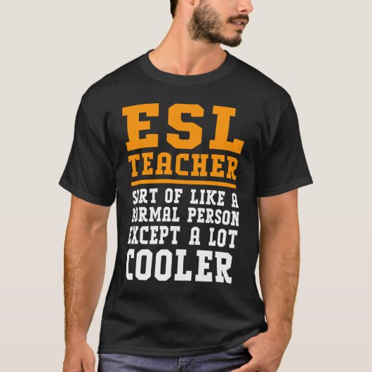 ESL先生定義英語先生 Tシャツ (正面)